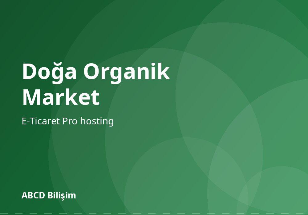Doğa Organik Market web sitesi ekran görüntüsü