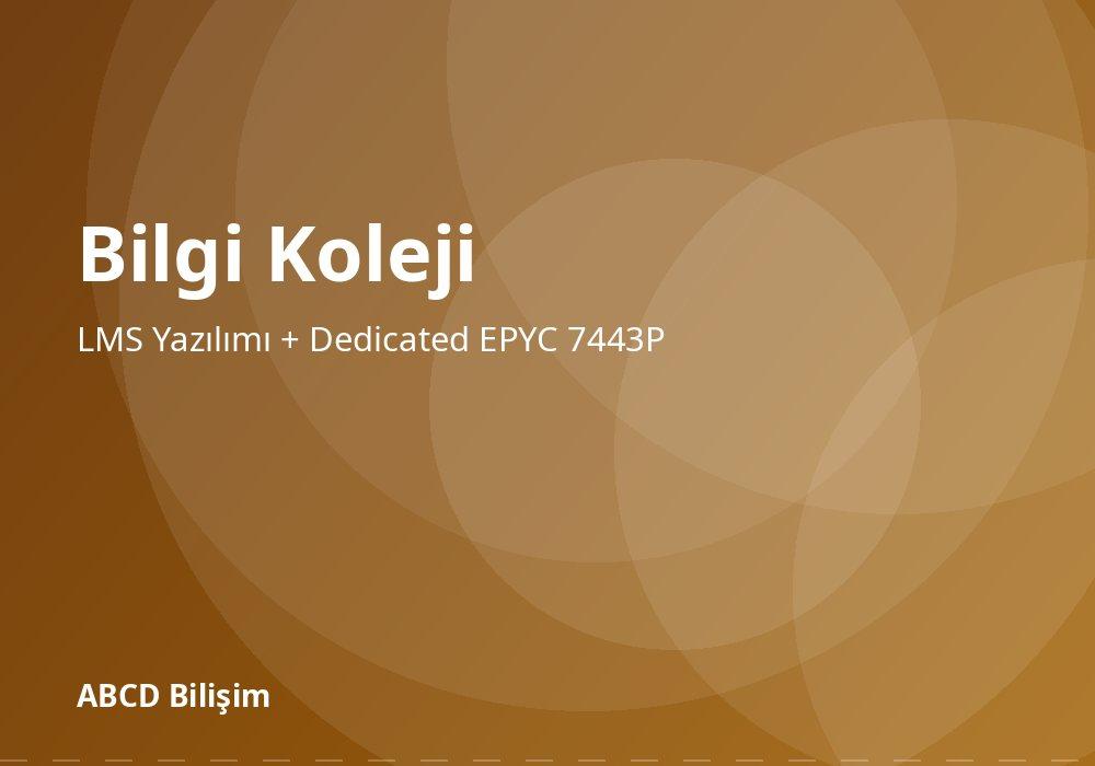 Bilgi Koleji web sitesi ekran görüntüsü